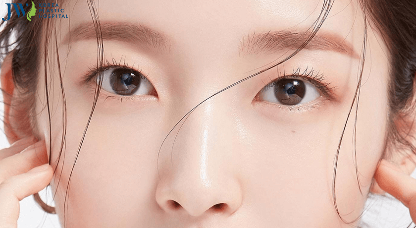 Mắt một mí nhìn từ góc nghiêng