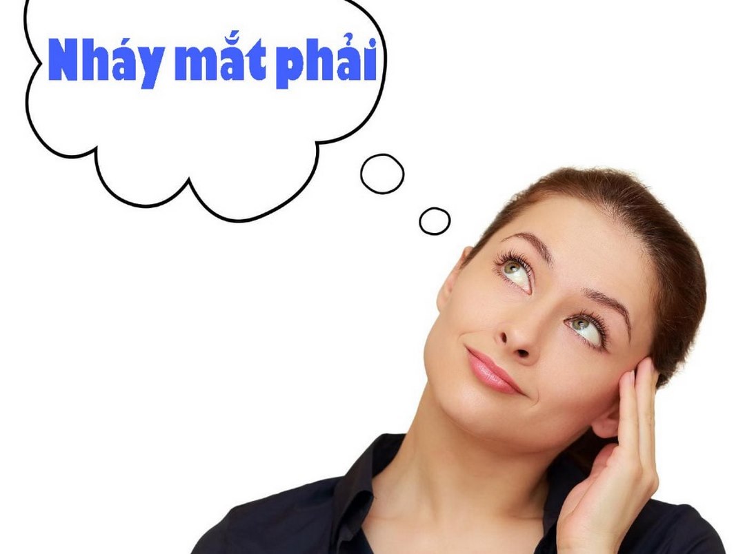 Giải thích mắt bị giật bên phải