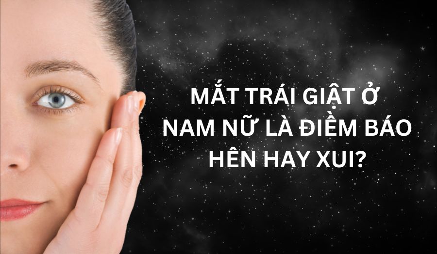 Hình ảnh giải thích mắt trái giật