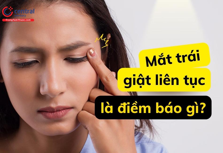 Hình ảnh giật mắt trái ở nữ