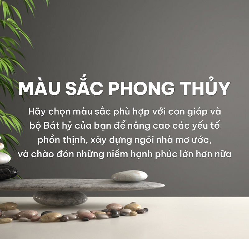 Phong thuỷ màu sắc và ý nghĩa trong cuộc sống