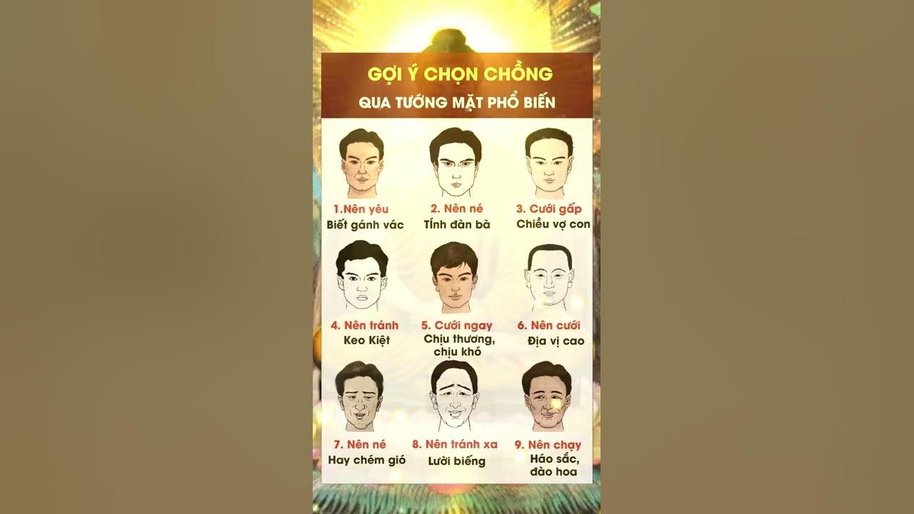 Chọn chồng qua tướng mặt