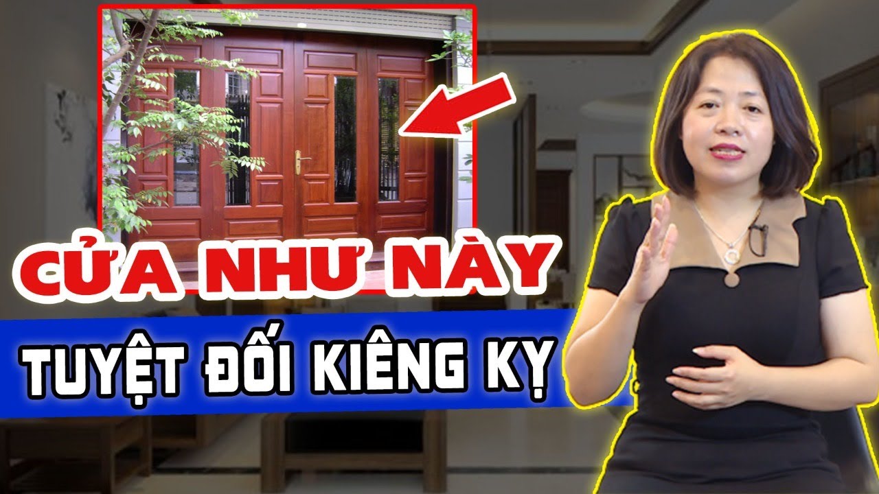 Cửa chính phạm kiêng kỵ phong thủy nhà ở