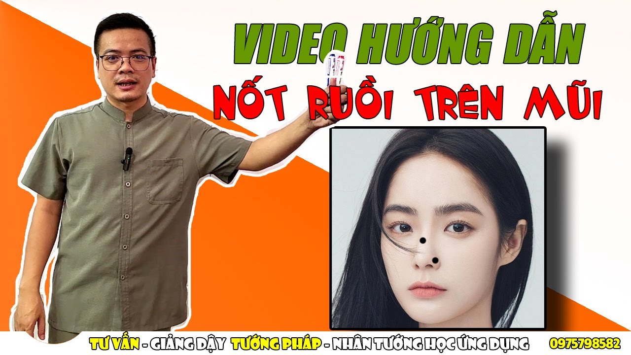 Nốt ruồi trên mũi theo nhân tướng học