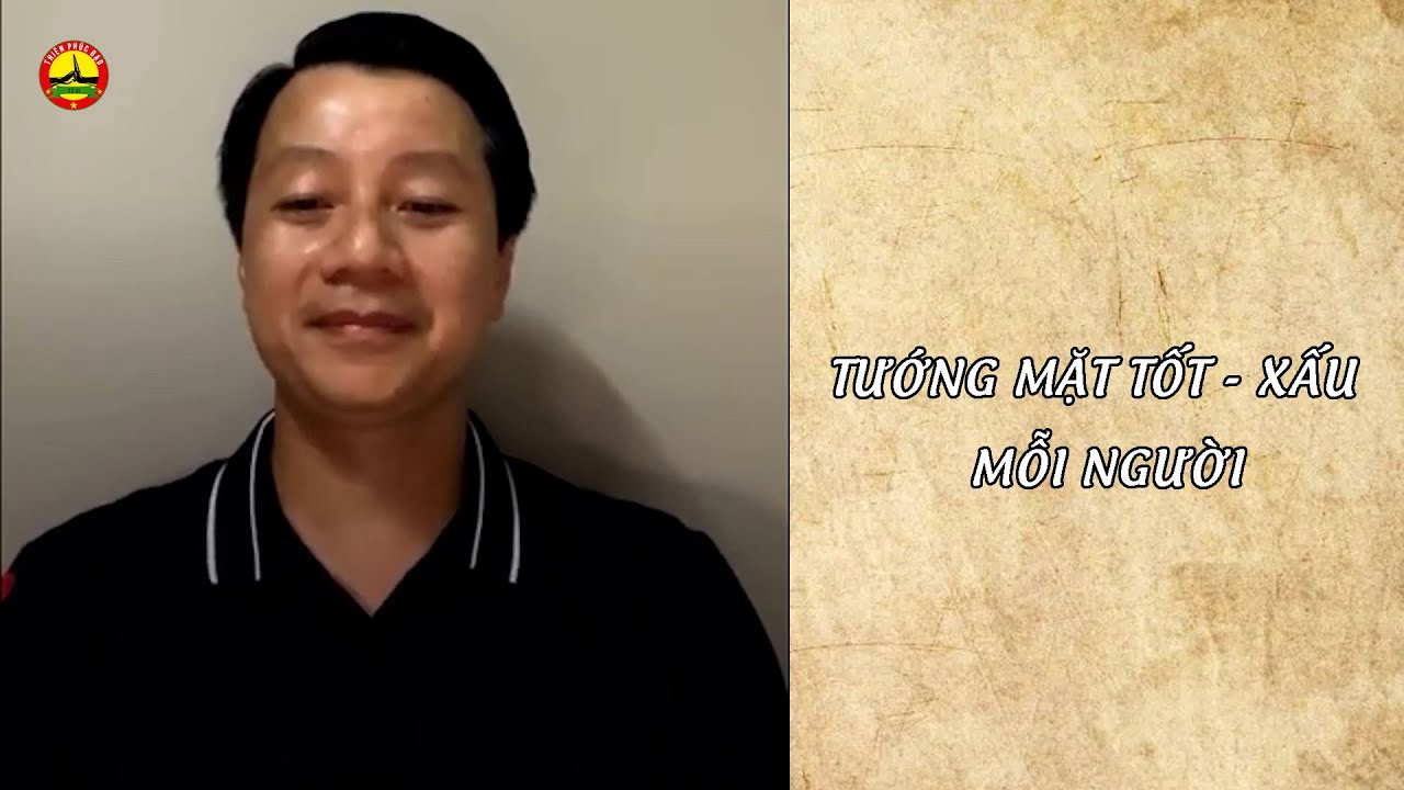 Hình minh họa tướng mặt tốt xấu