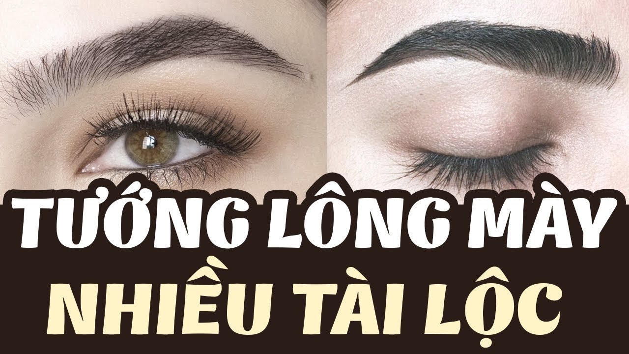 Tướng lông mày rậm ở nam và nữ