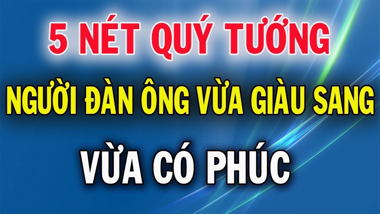Quý tướng đi của người đàn ông
