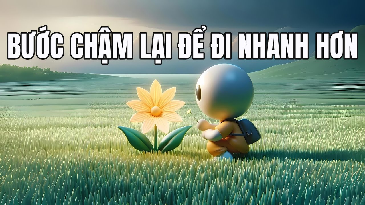 Người suy nghĩ khi đi chậm lại