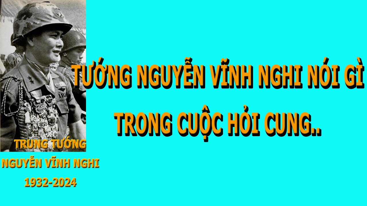 Tướng đứng trong buổi hỏi cung