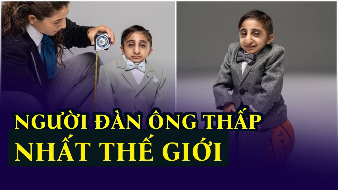 Người đàn ông có chiều cao thấp