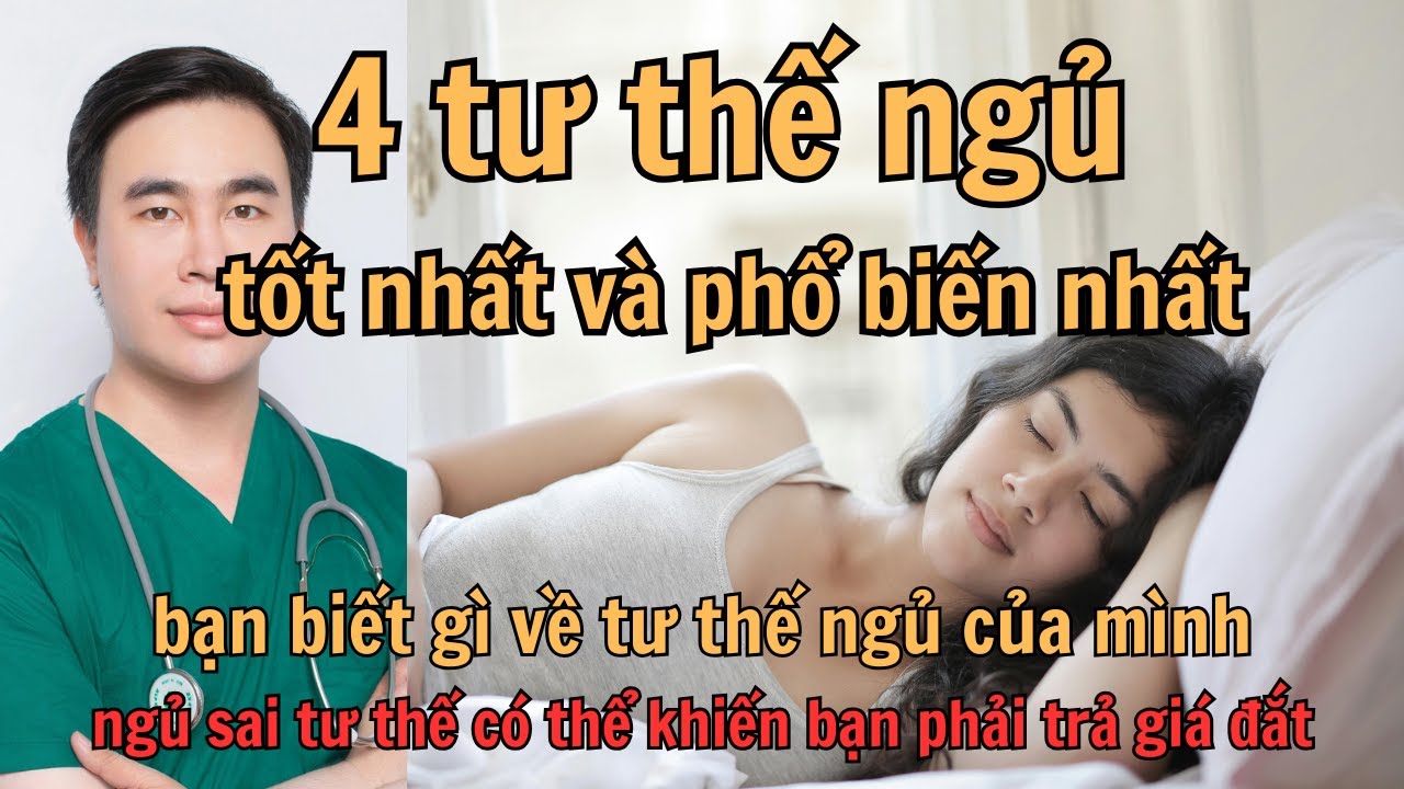 Bốn tư thế ngủ tốt cho sức khỏe
