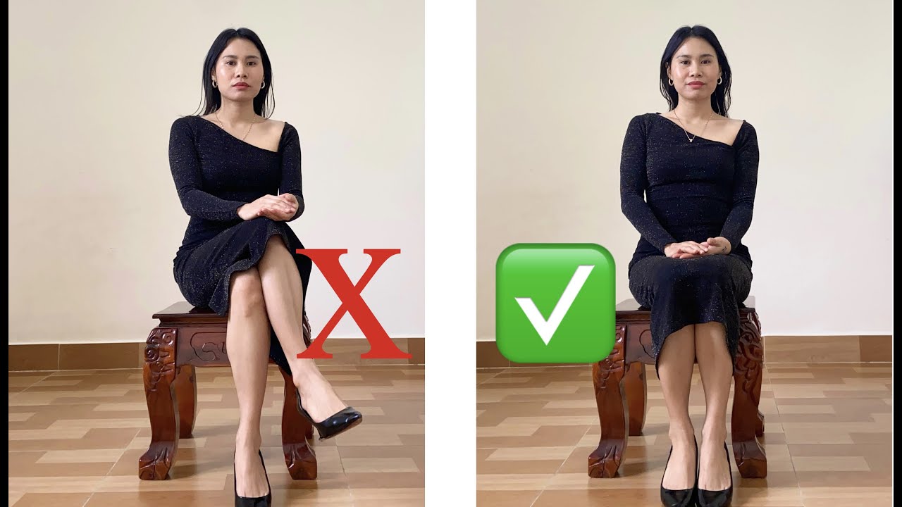 Tư thế ngồi thanh lịch