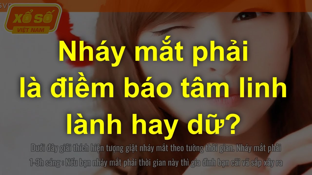 Người nháy mắt phải liên tục