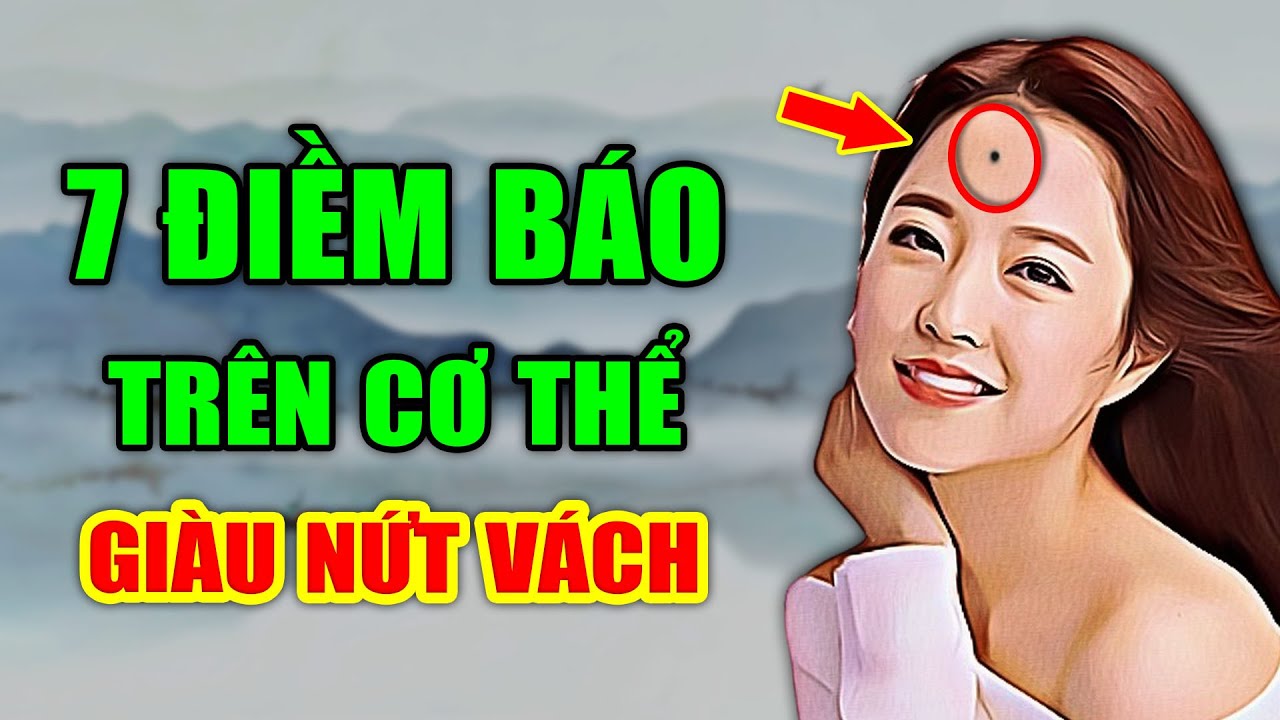Vị trí nốt ruồi dự báo tương lai