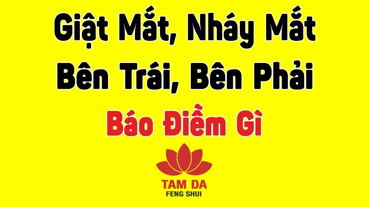Giật mắt bên trái hoặc phải