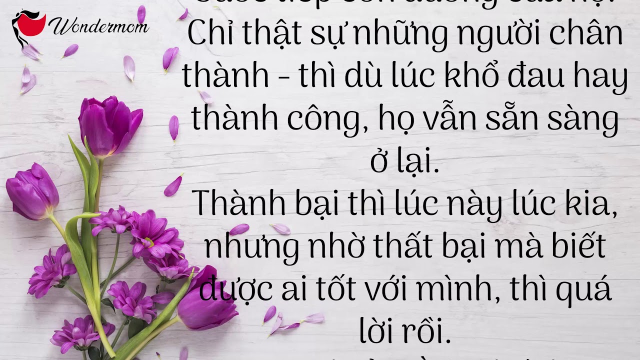 Vượt qua thất bại và trưởng thành