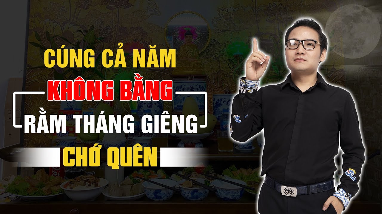 Mâm cúng rằm tháng Giêng đầy đủ đầu năm