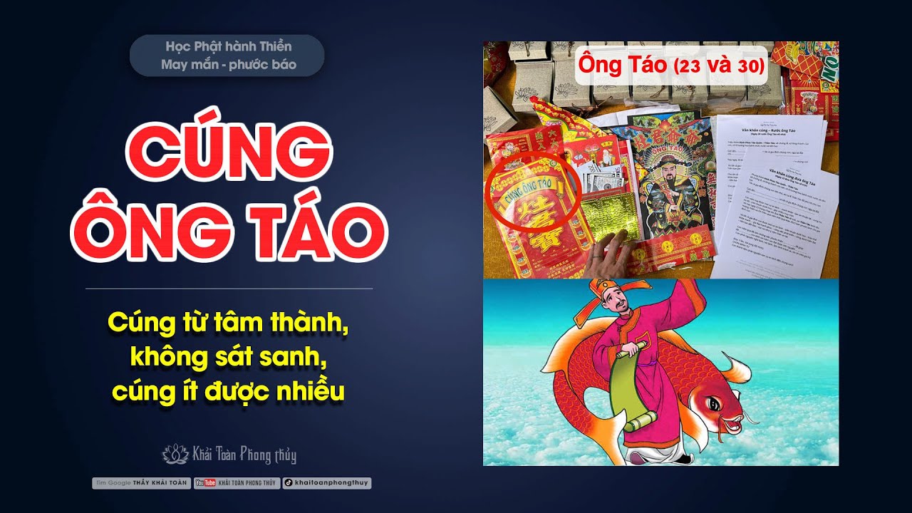 Bài khấn cúng ông táo đơn giản dễ đọc
