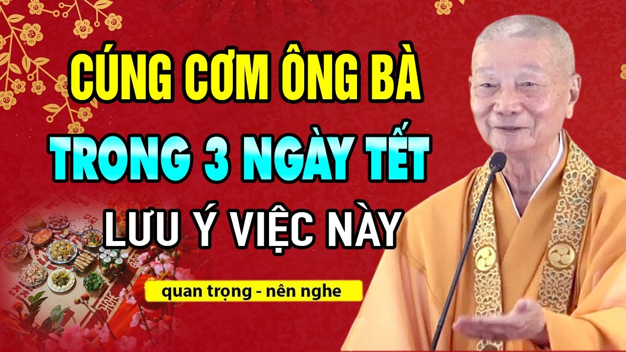 Bài cúng đưa ông bà ngày Tết chuẩn nhất
