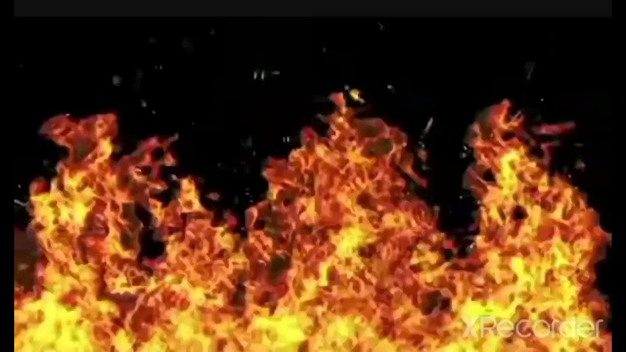 Lửa cháy bùng sáng trong giấc mơ ban đêm
