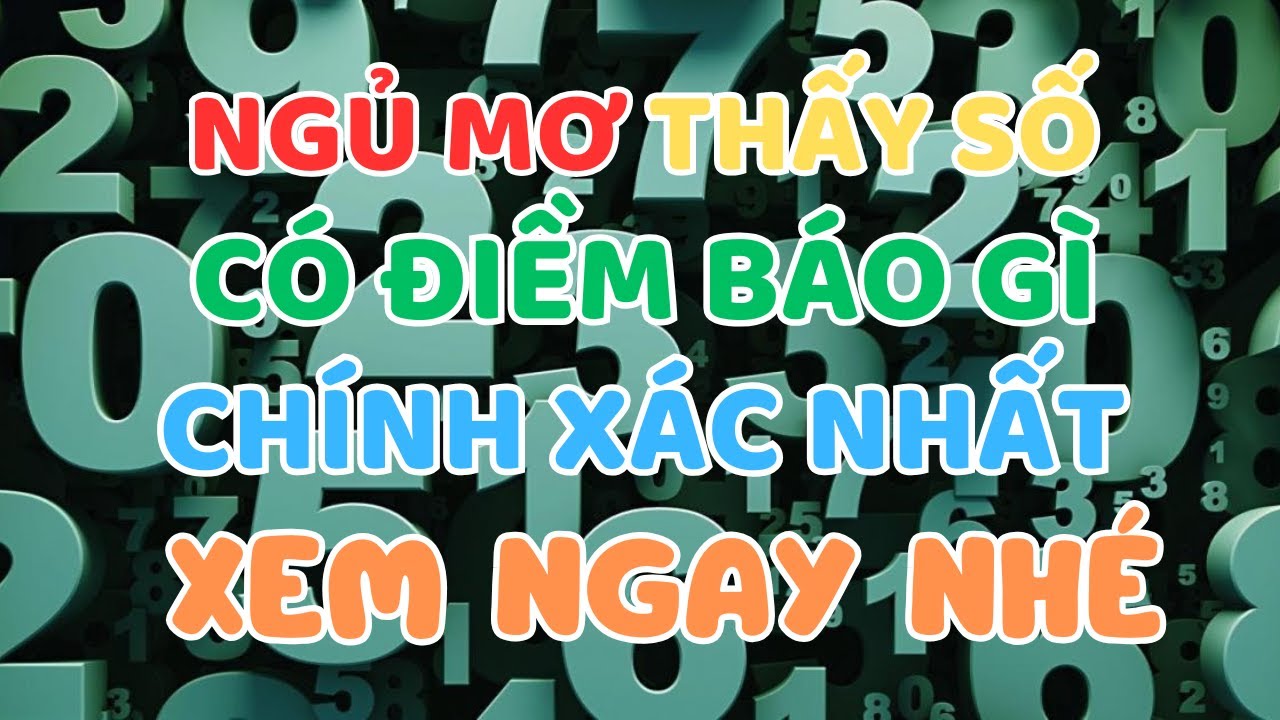 Người nằm mơ thấy nước và các con số may mắn