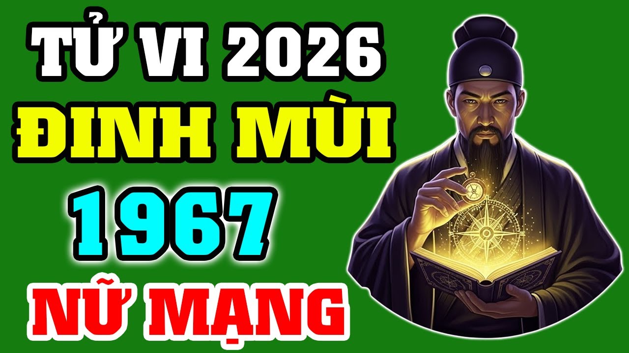 Tử vi nữ Đinh Mùi 1967 năm 2026 chi tiết