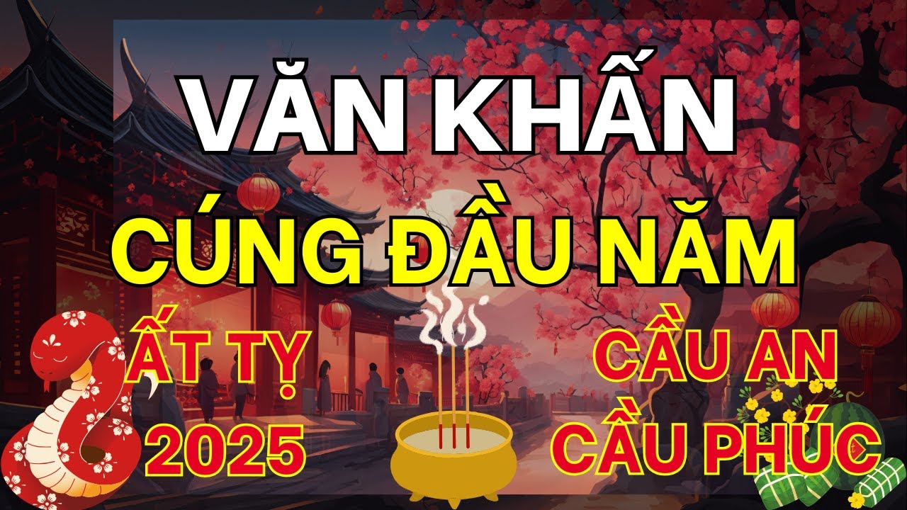 Mâm cúng lễ cầu an đầu năm truyền thống