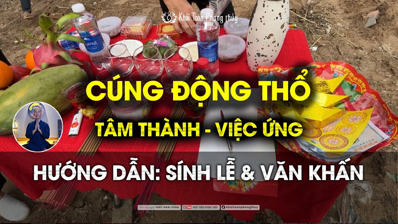 Lễ cúng động thổ xây nhà mới truyền thống
