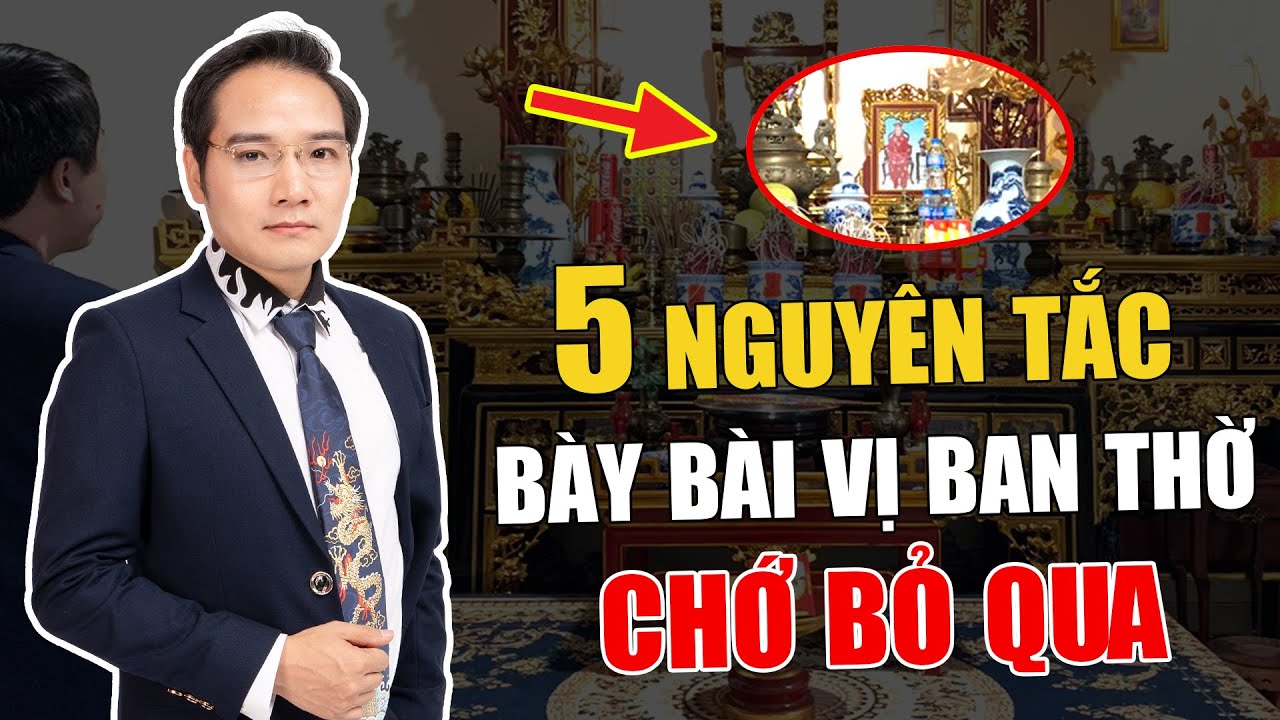 Lễ cúng an vị bàn thờ trang nghiêm trong gia đình