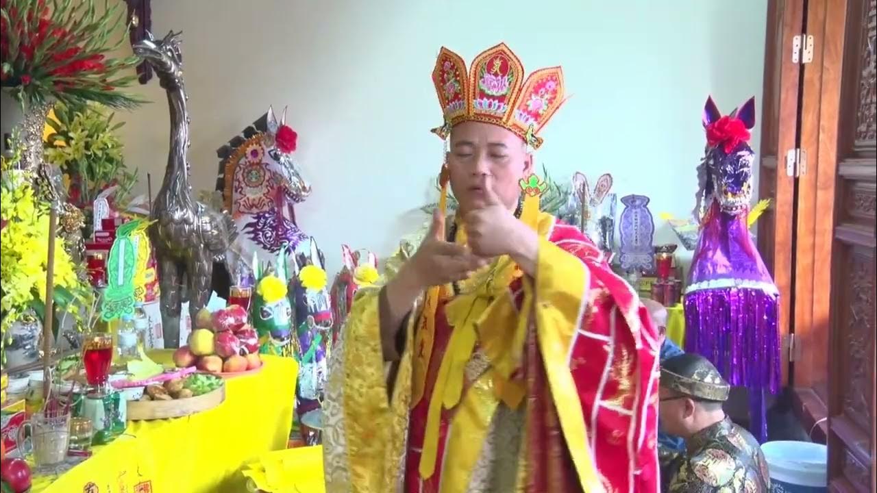 Mâm cúng trấn trạch đầy đủ lễ vật truyền thống