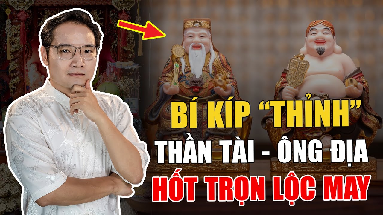 Cúng ông Địa cầu may mắn buôn bán thuận lợi