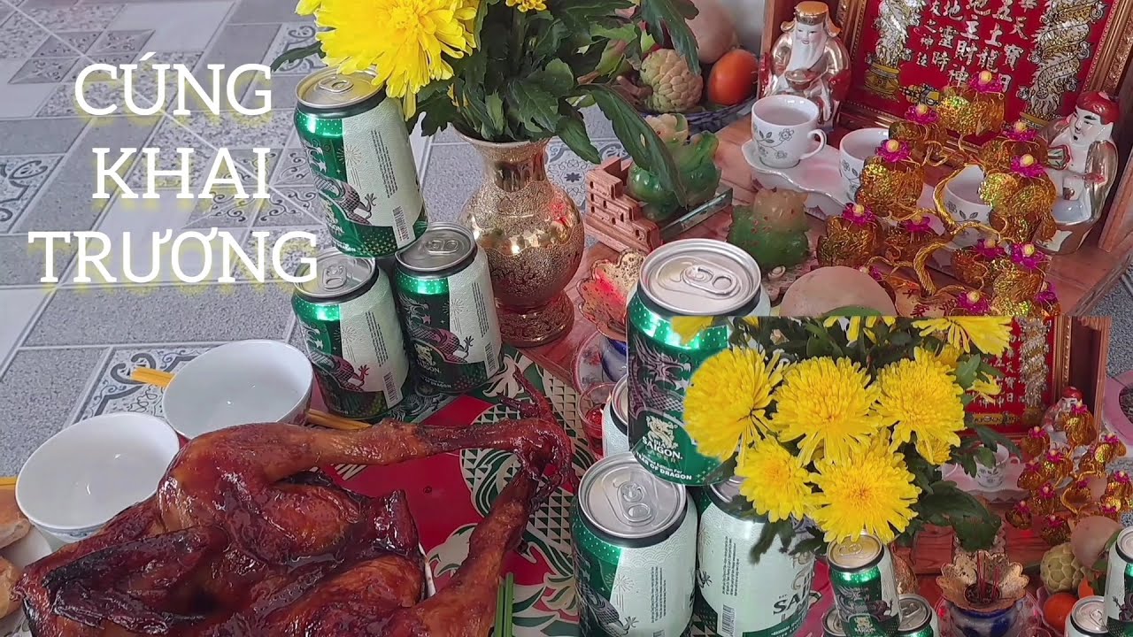 Cúng khai trương mở quán ăn truyền thống Việt Nam