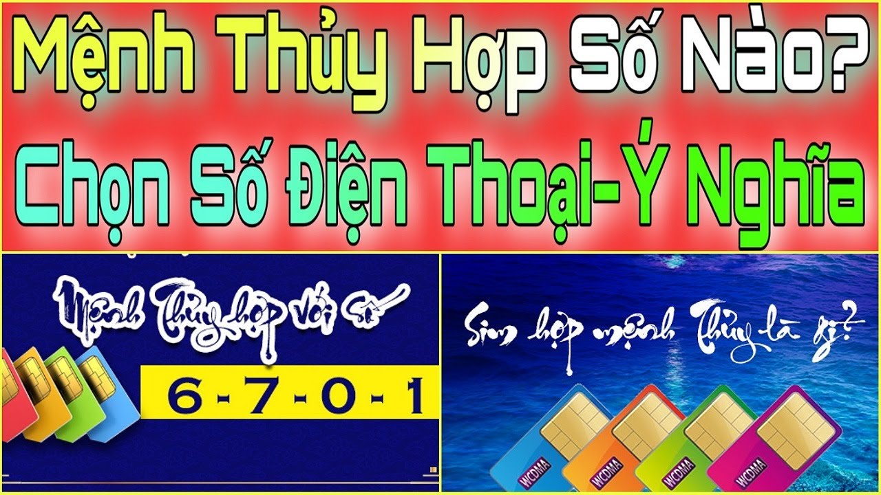 Người mệnh Thủy hợp với các số may mắn nào