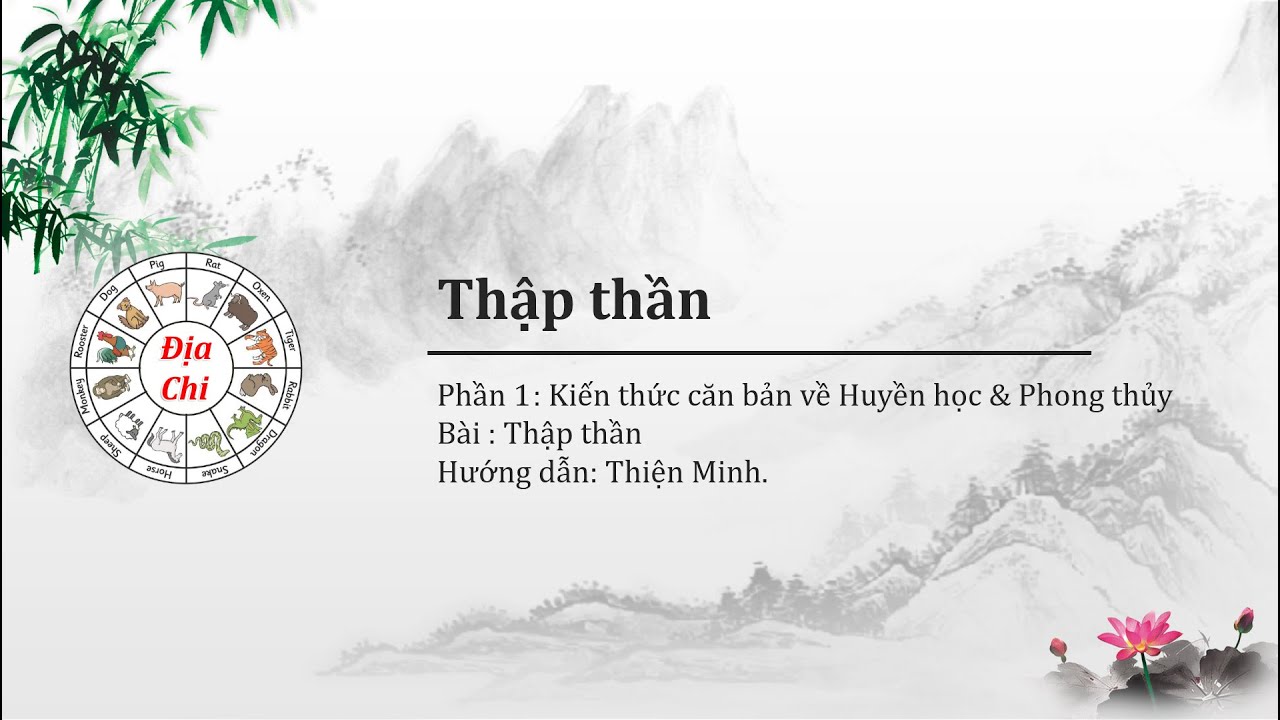 Hình minh họa thập thần trong tử vi phương Đông