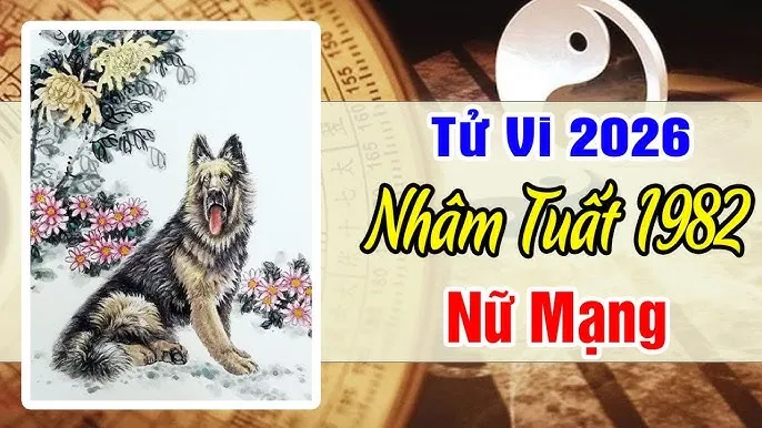 Tử vi nữ Nhâm Tuất 1982 năm 2026 chi tiết