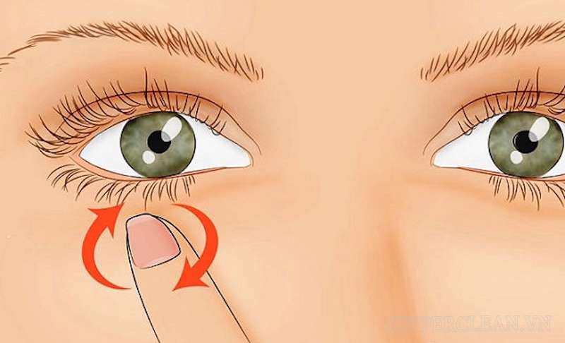 Mí mắt phải giật liên tục