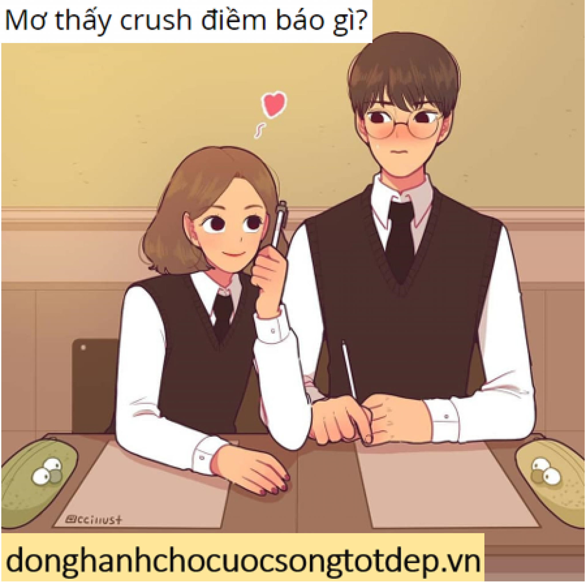 Mơ thấy crush đánh đề số gì may mắn