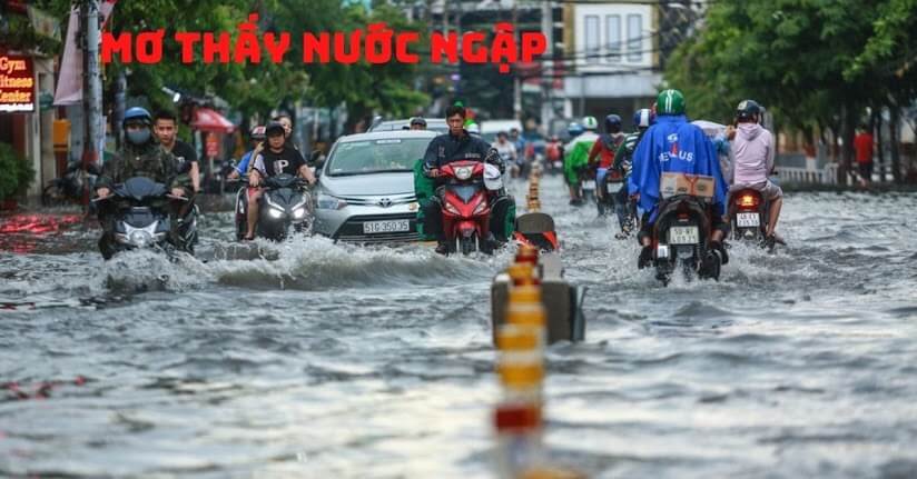 Người nằm mơ thấy nước ngập tràn nhà