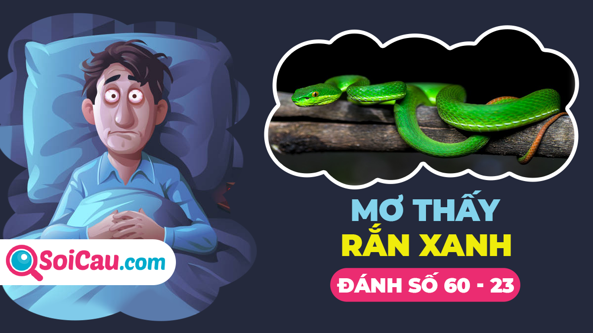 Rắn lục xanh trong giấc mơ đánh đề số nào
