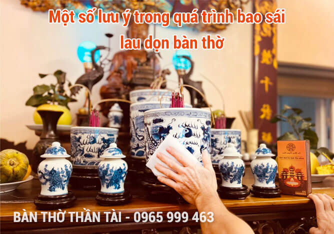 Bài cúng bao sái bàn thờ chuẩn theo phong tục Việt