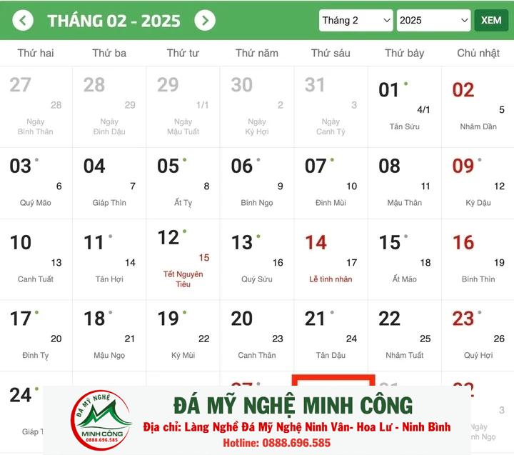 Lịch năm 2026 có tháng nhuận