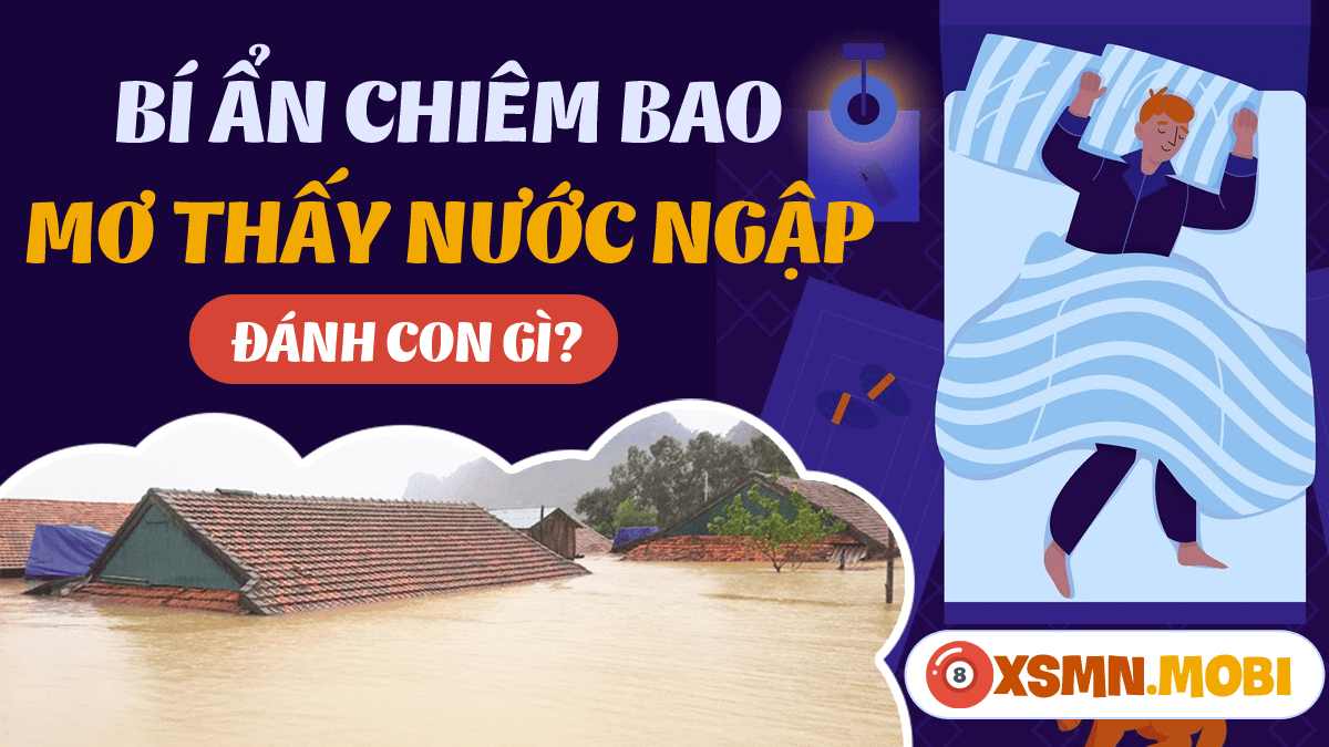 Mơ thấy nước ngập nên đánh con gì chuẩn nhất