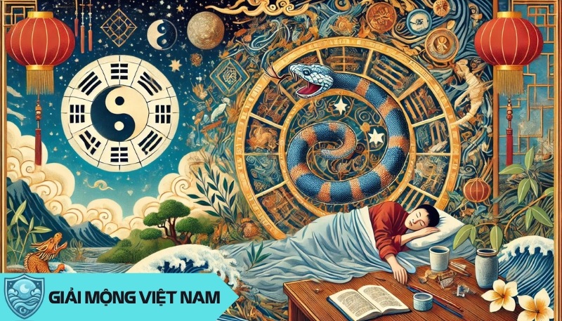 Rắn trắng xuất hiện trong giấc mơ ban đêm