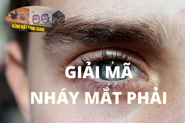 Minh họa hiện tượng mắt phải giật