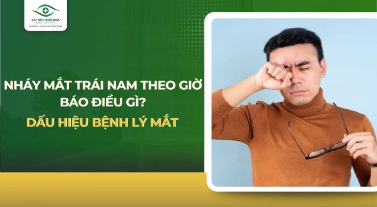 Nháy mắt trái ở nam giới