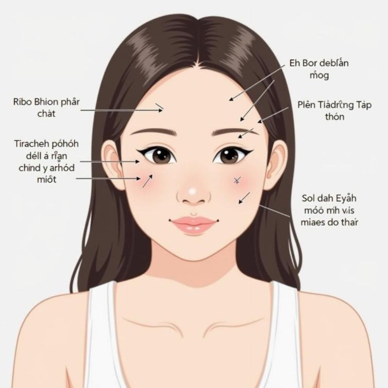 Nốt ruồi trên mí mắt trên trái nữ