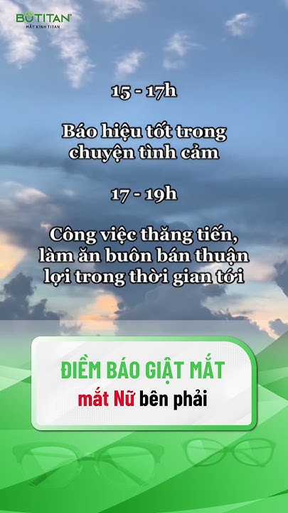 Giật mắt phải nữ mí dưới