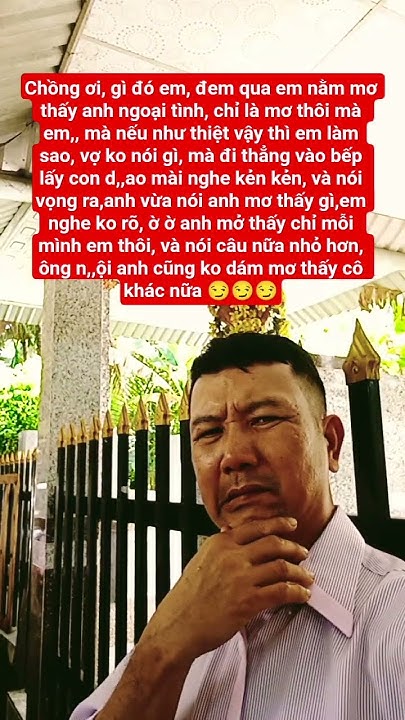 Chồng ngoại tình trong giấc mơ của vợ