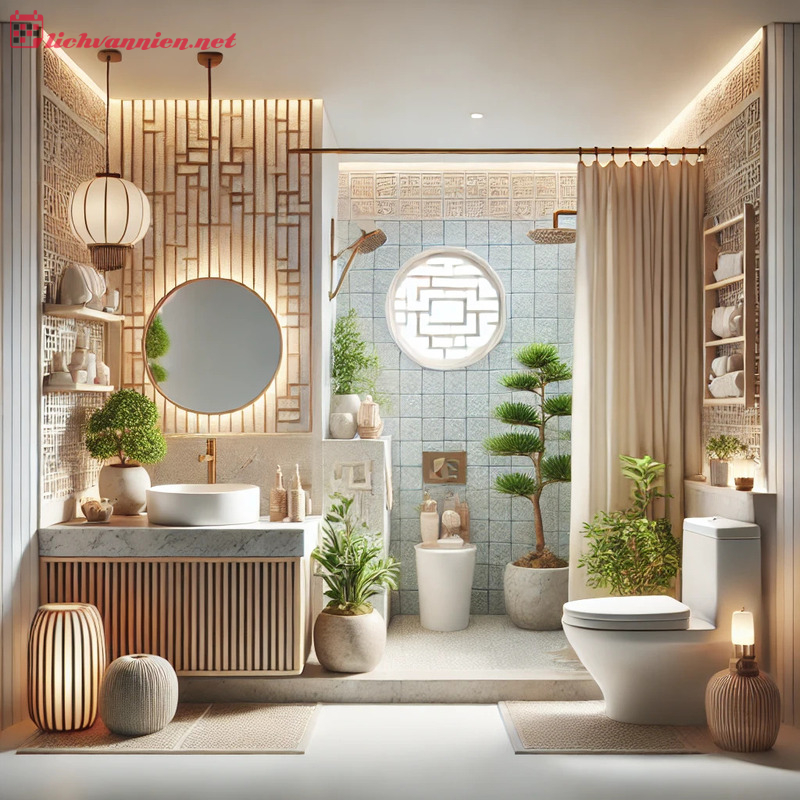 Phong thuỷ nhà vệ sinh theo nguyên tắc hiện đại