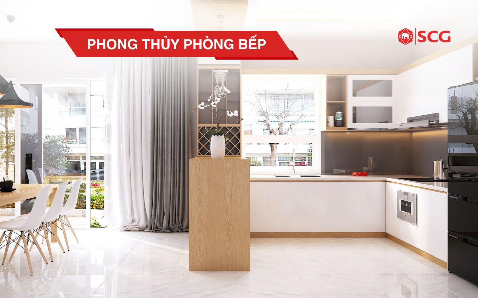 Phong thuỷ phòng bếp mang lại may mắn và tài lộc